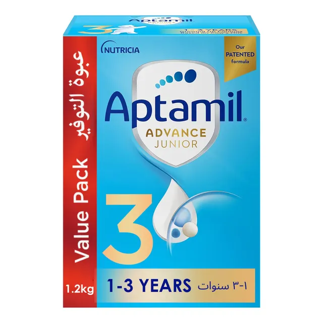 Aptamil Advance Junior Stage 3 Growing Up Formula Vanilla Flavour From 1-3 Years