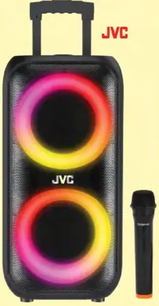 Jvc Trolley Speaker With Microphone Xsn3216Pb