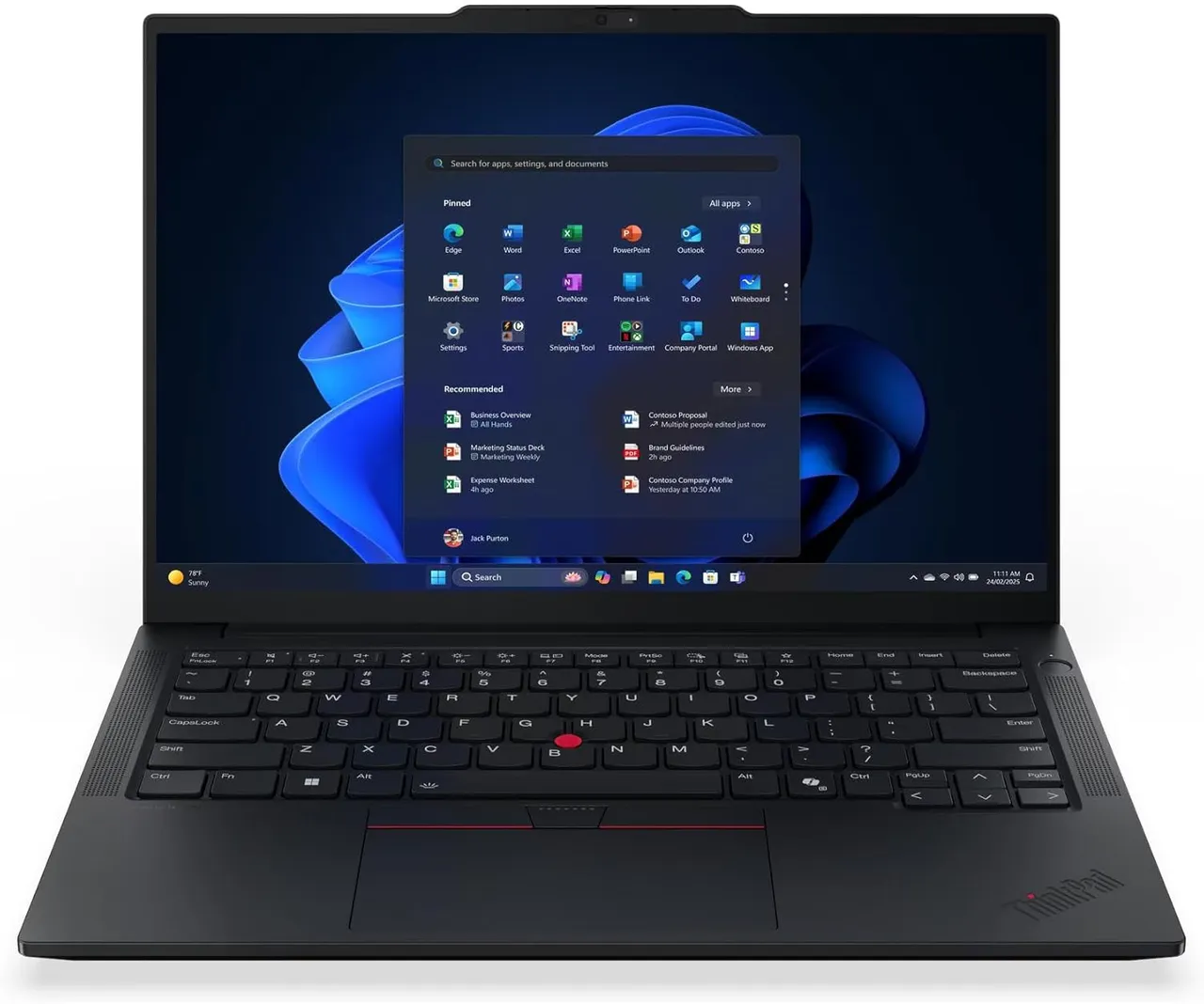 Lenovo لابتوب ThinkPad E14 Gen 7 (2026) بمعالج Intel Core Ultra 7 256V مقاس 14 بوصة WUXGA تخزين 1TB SSD / ذاكرة 16GB LPDDR5X-8533 بطاقة Intel Arc Graphics 140V نظام Windows 11 Pro لوحة مفاتيح إنجليزية/عربية أسود Black