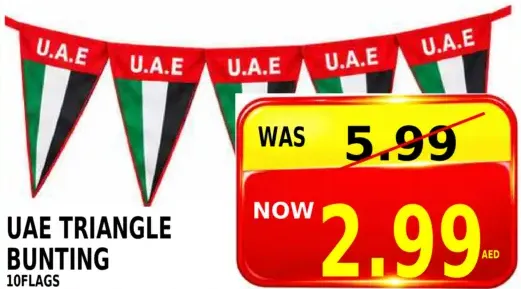 زينة أعلام مثلثة