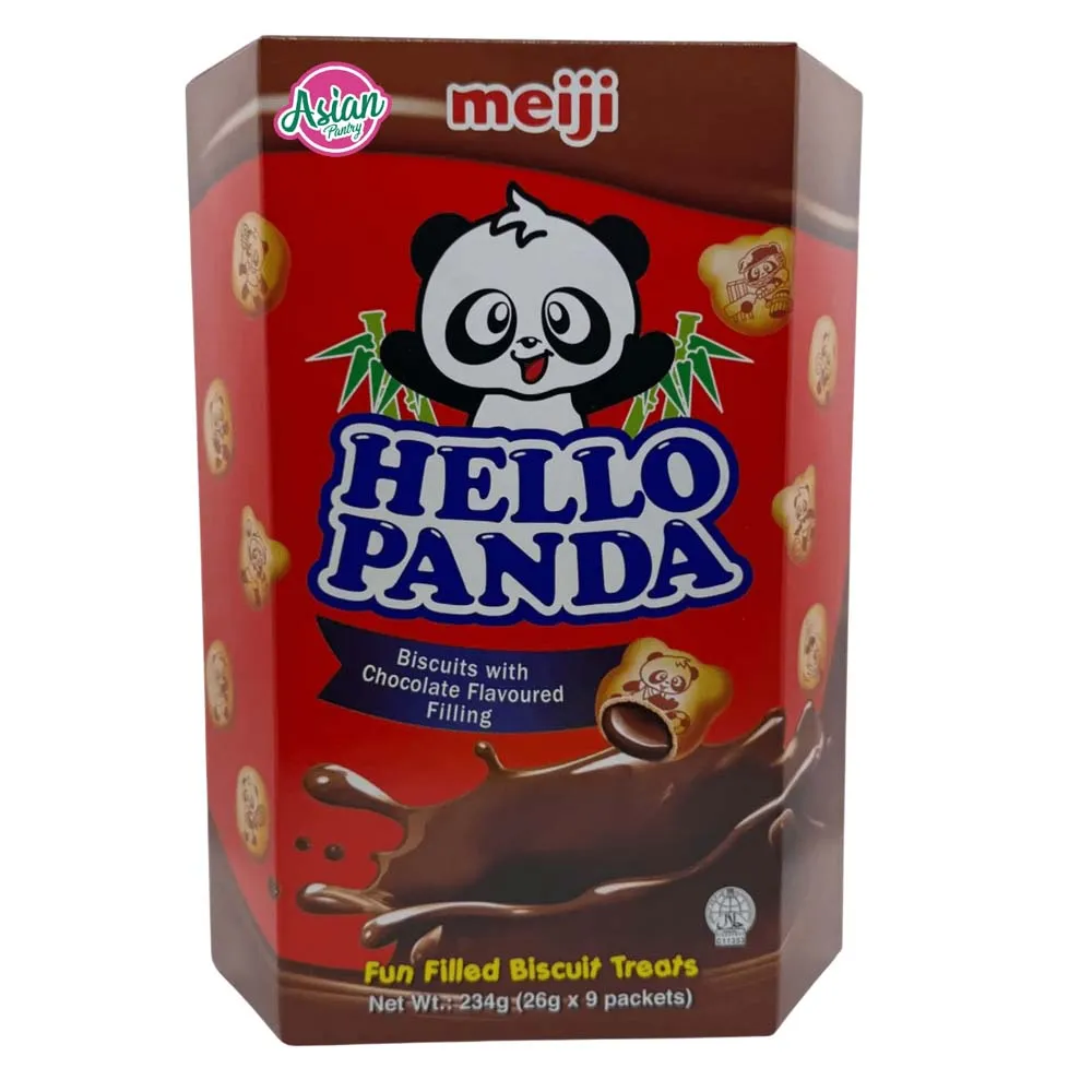 Meiji بسكويت محشو بالشوكولاتة ميجي هيلو باندا