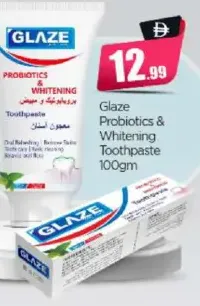 Glaze Probiotics & Whitening Toothpaste