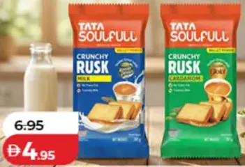 Tata Soulfull Crunchy Rusk Cardamom / Milk
