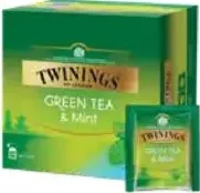 Twinings توينجز نقي / شاي أخضر مع نعنع