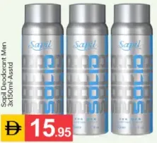 Smart Deodorant Men Assorted