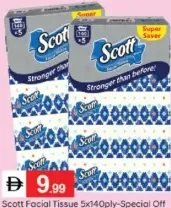 Scott Facial Tissue