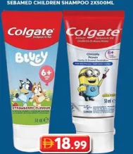 Colgate Kids Toothpaste Minions 6+ / Strawberry Bluey