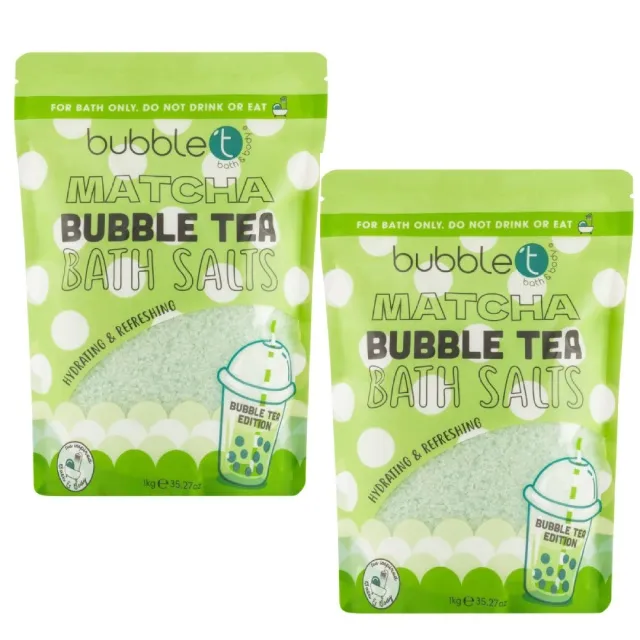 Bubble T Bath Salts Matcha