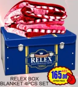 Relex Box Blanket Set