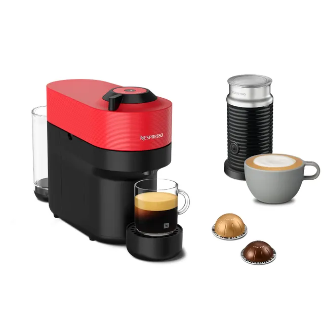 Nespresso Vertuo Pop Coffee Machine, Spicy Red, GCV2-GB-RE-NE