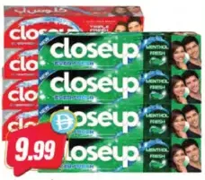 Close Up Toothpaste Menthol Fresh/Red Hot