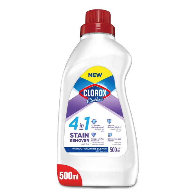 Clorox for Clothes 4in1 Stain Remover, for White Clothes