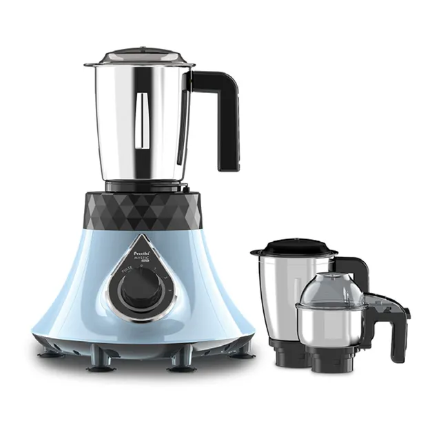 Preethi Mystic Smart Mixer Grinder with 3 Jars, 750W, Blue/Black, MG-248/00