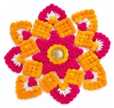 Festora pom pom rangoli