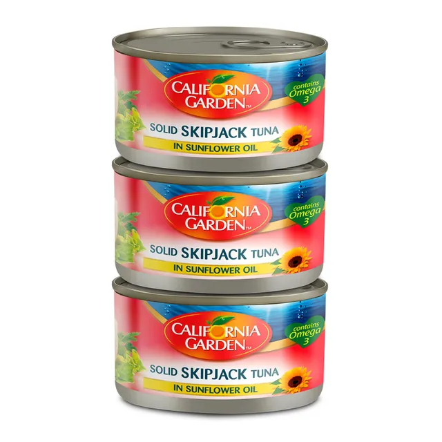 California Garden Solid Skip Jack Tuna in Sunflower Oil