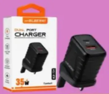 شاحن بمنفذين 35W