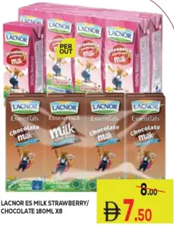 Lacnor Es Milk Strawberry/Chocolate