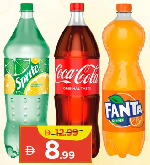 Coke Zero + Fanta + Sprite