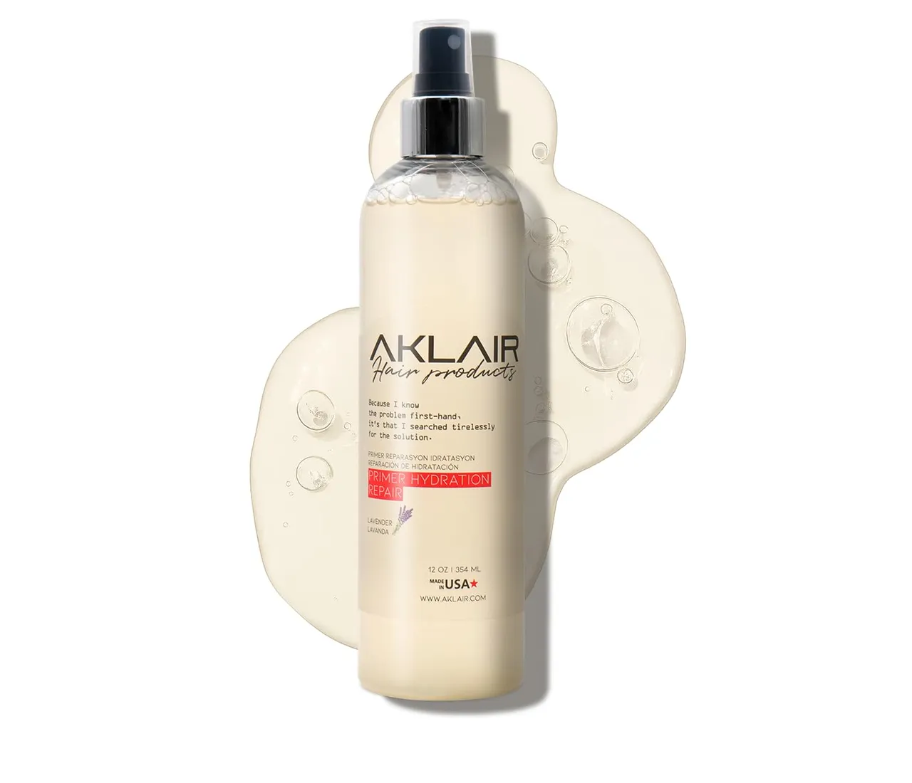 Aklair كريم تجعيدات للإصلاح والترطيب بدون شطف للشعر المجعد 12oz مضاد للنفشة مع الأرغان وجوز الهند والأرز خفيف للشعر المجعد والمموج والأفرو