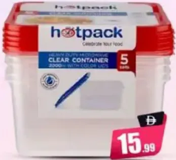 Hotpack HD Microwave Container