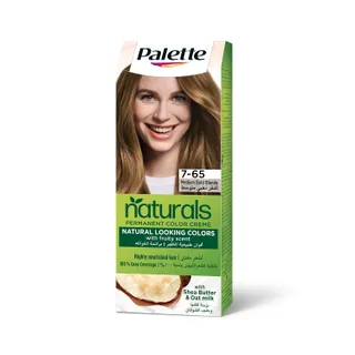 Palette Naturals كريم لون شعر دائم أشقر ذهبي متوسط 7-65 1 pkt