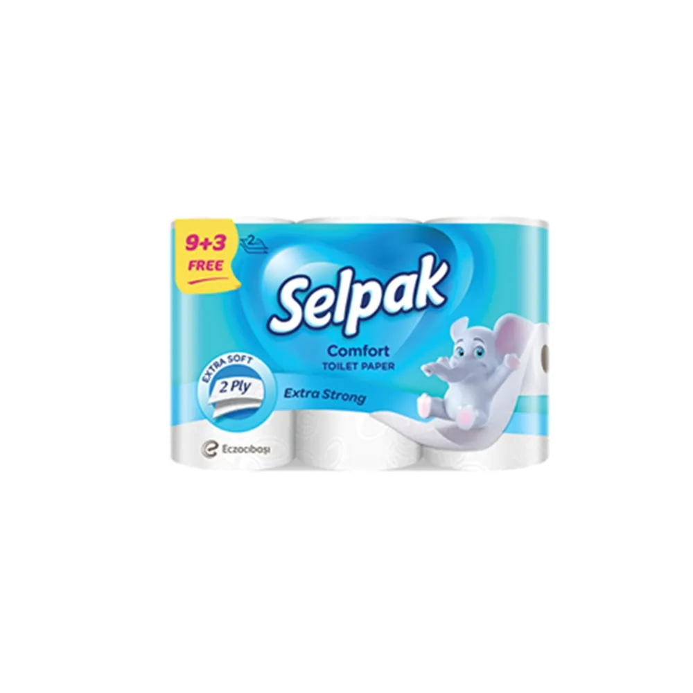Selpak ورق تواليت Comfort - 9 + 3 Roll