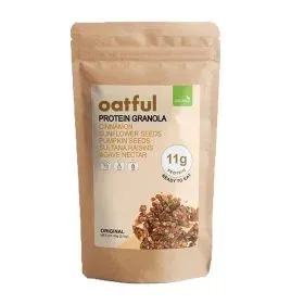 جرانولا بالبروتين والقرفة والبذور من Oatful