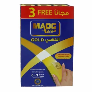 Maog ماوج إسفنجة ذهبية مع ليفة