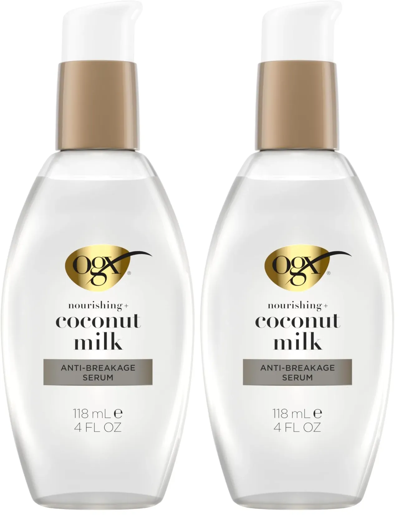 Ogx سيروم مغذ بحليب جوز الهند ضد التكسر NourishingCoconut Milk Anti-Breakage Serum، 4 Fl Oz