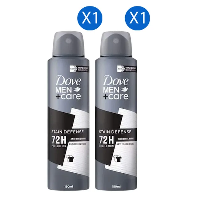 Dove Men+Care Stain Defense Anti-Perspirant Deodorant Body Spray for Men
