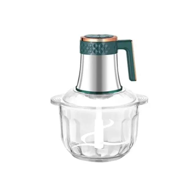 tradeo Electric Food Chopper, 2000W Copper Motor, Glass Jar