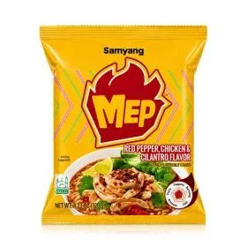 Samyang نودلز بنكهة الفلفل الأحمر والدجاج والكزبرة MEP