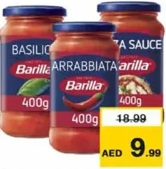 Barilla Arabiatta/Basilico/Pizza Sauce