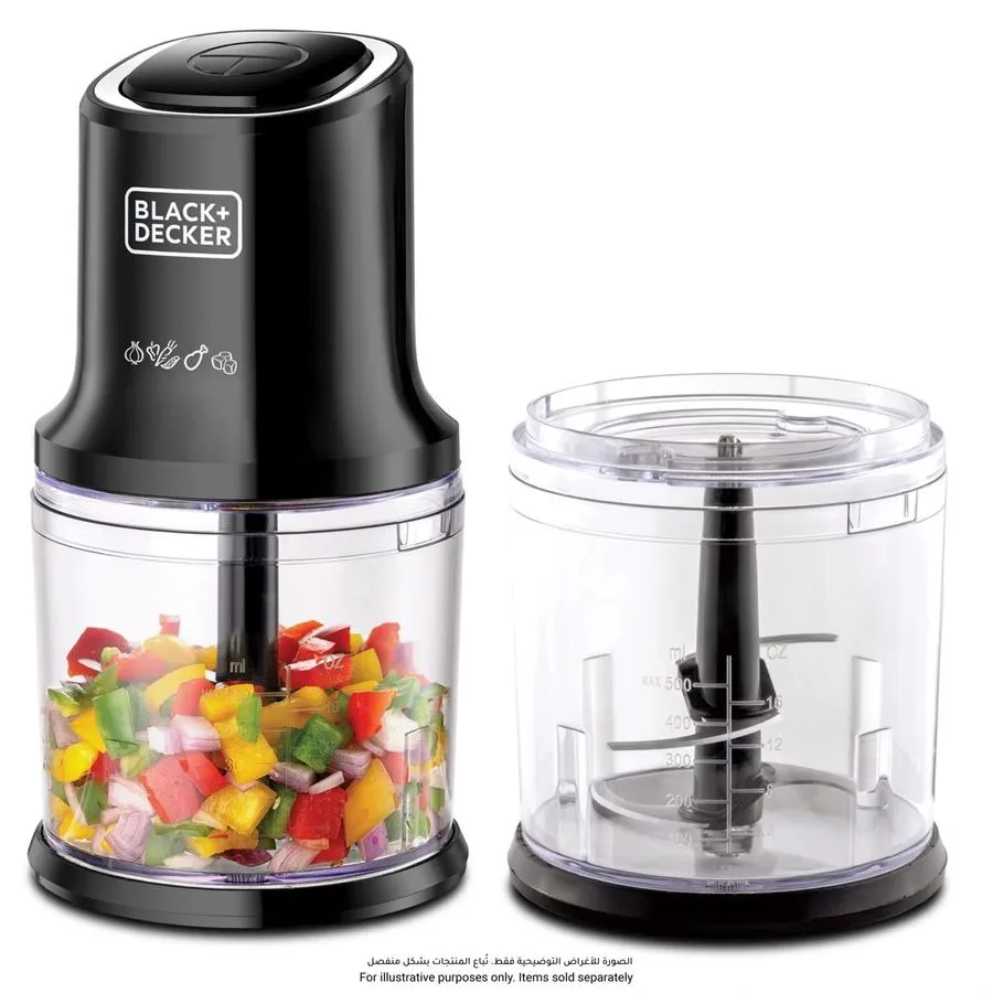 Black+Decker قطاعة عمودية fc500j-b5 مع برطمان إضافي