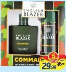 English Blazer EDT + Deo Assorted