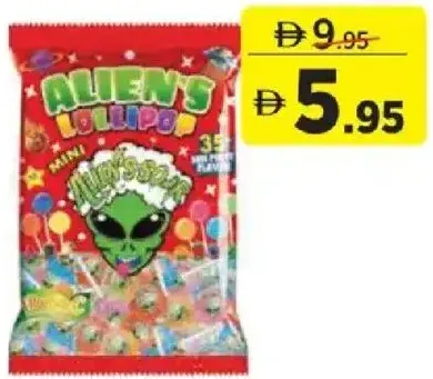 Alien'S Aliens Sour Lollipop