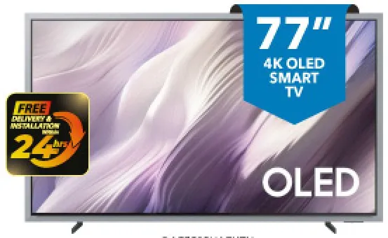 Samsung تلفزيون ذكي OLED بدقة 4K Qa77S95Haexzn