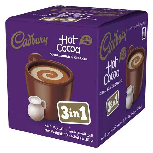 Cadbury 3-in-1 Hot Cocoa Powder