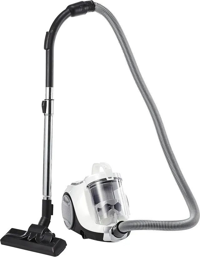 tefal Swift Power Cyclonic TW2947 - Bagless Vacuum Cleaner, 750W, 1.2 Dust Box Capacity, 3 Levels of Filtration, 7.55m In use Radius, Compact Design For Handling, Snow White