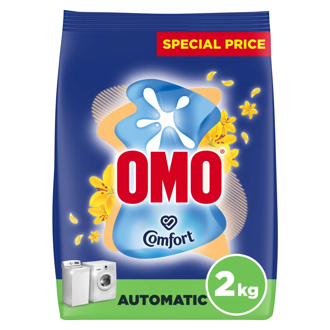 Omo مسحوق غسيل أريال الأزرق أوتوماتيك
