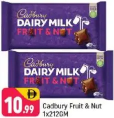 Cadbury Dairy Milk Fruit and Nut
