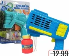 Turquoise Plastic Bubble Gun