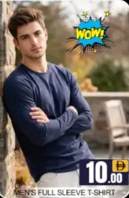 Mens Full Sleeve T Shirt