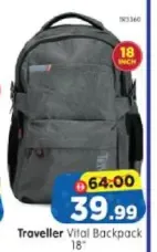 Traveller حقيبة ظهر Vital
