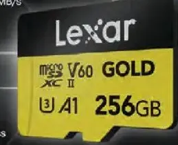 Lexar بطاقة Professional GOLD microSDXC UHS-II