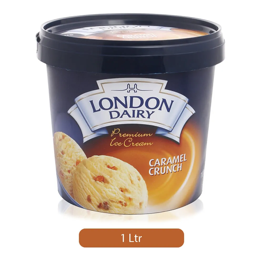 London Dairy آيس كريم بالكراميل المقرمش