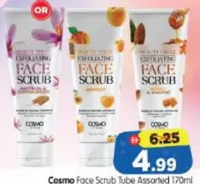 Cosmo Face Scrub Tube Assorted