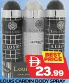 Louis Cardin بخاخ الجسم