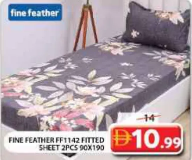 Fine Feather Fitted Sheet FF1142