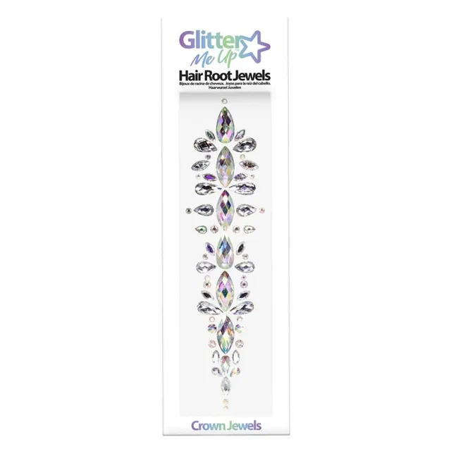 Glitter Me Up Crown Hair Root Jewels